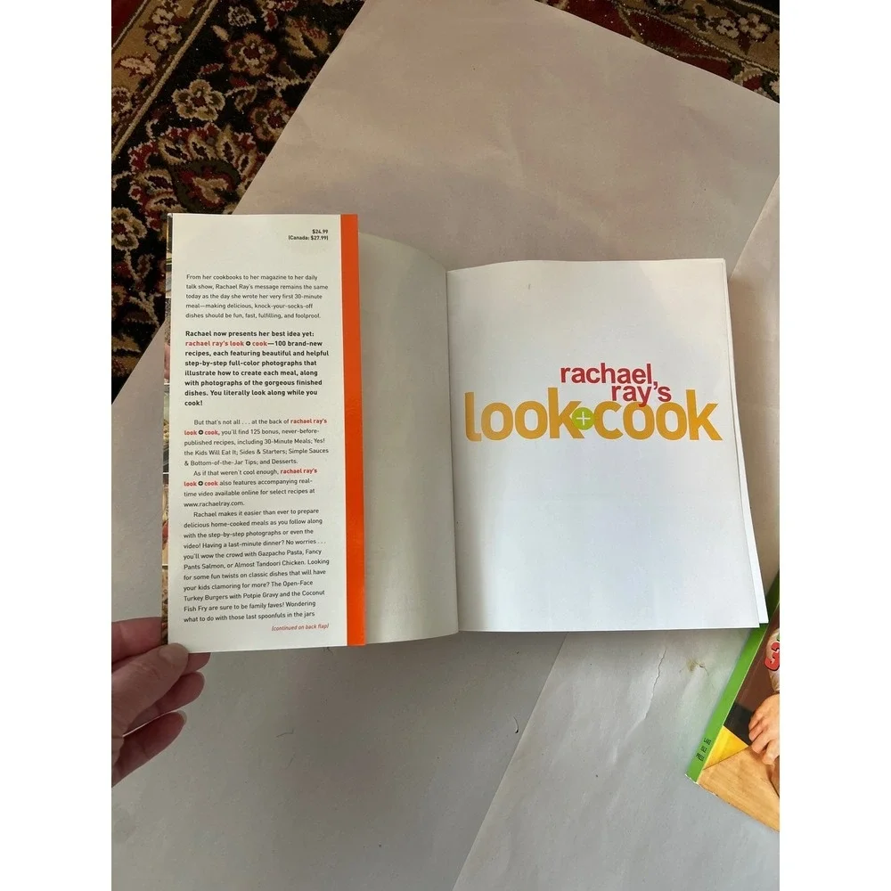 Rachael‎ Ray Cookbook Bundle Look + Cook and 30-Minute Meals 2 Softcover
